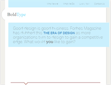 Tablet Screenshot of bold-type.com
